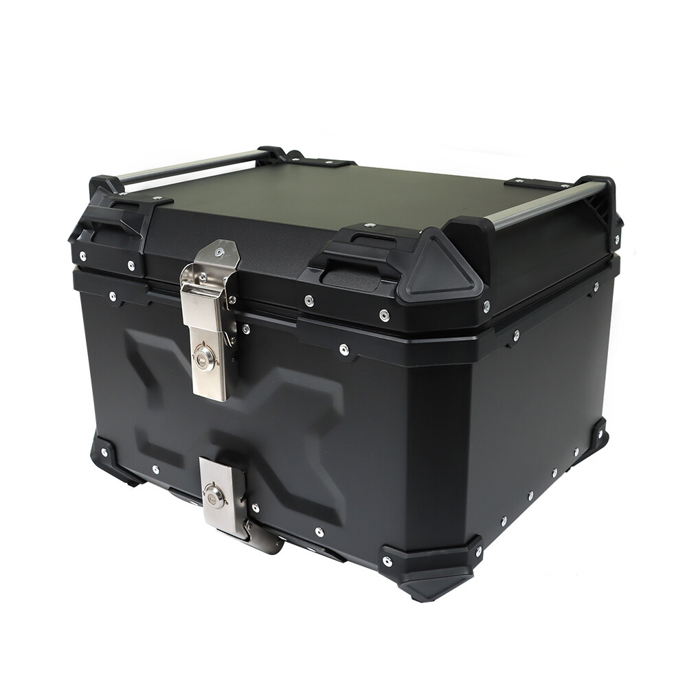 22L/45L/55L/65L Aluminum Motorcycle Trunk Tour Tail Box Luggage Storage Top Case