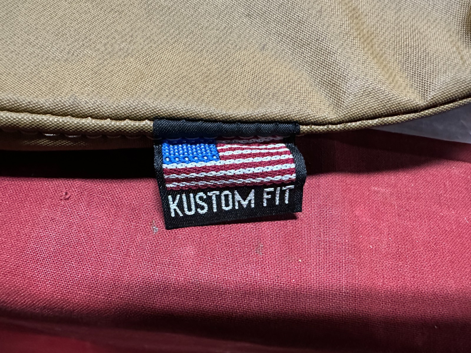 VINTAGE KUSTOM FIT UNIVERSAL TIRE COVER TAN * MADE IN USA *