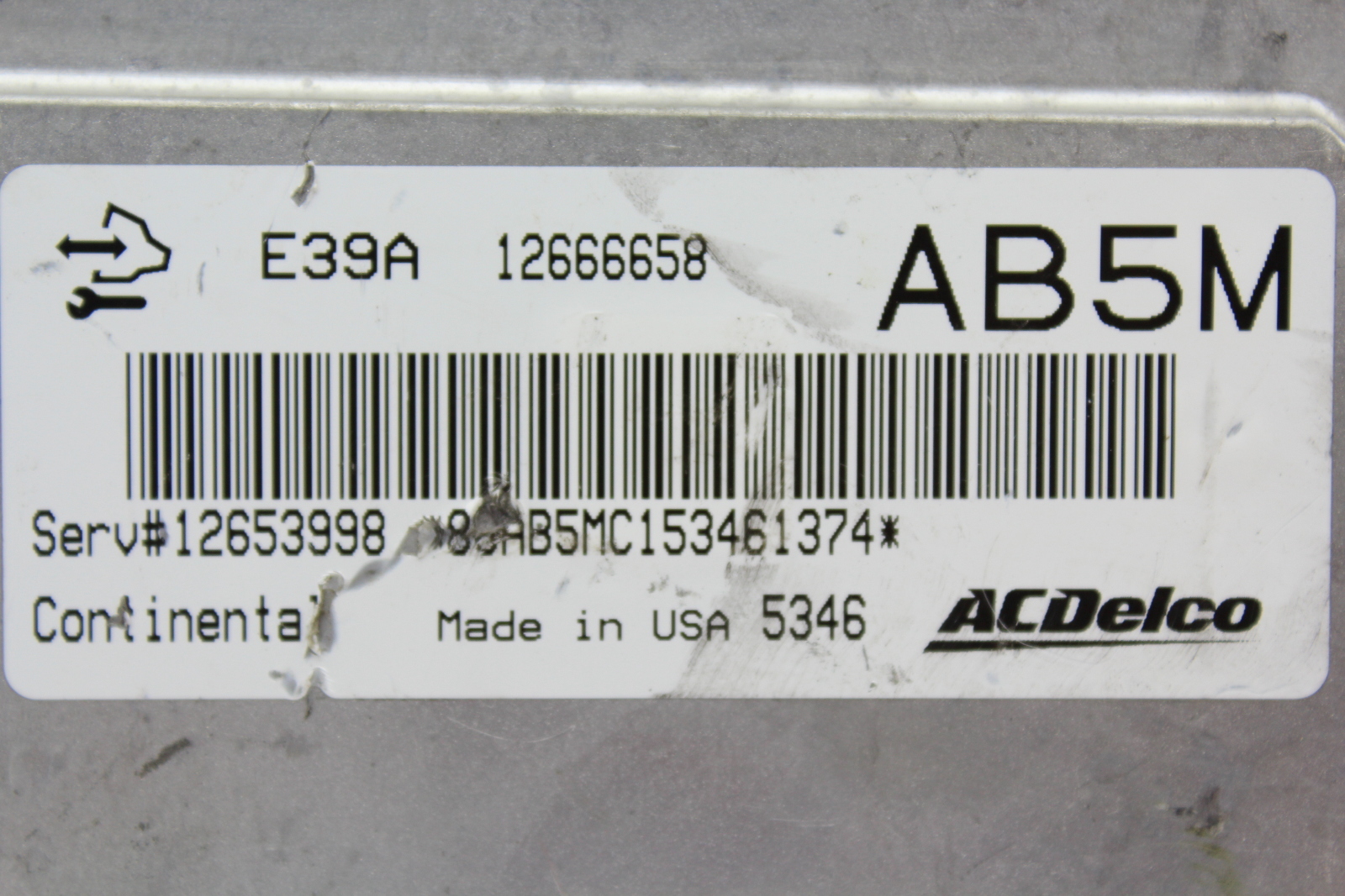 13-16 Chevrolet Impala 12653998 Computer Brain Engine Control ECU ECM EBX Module