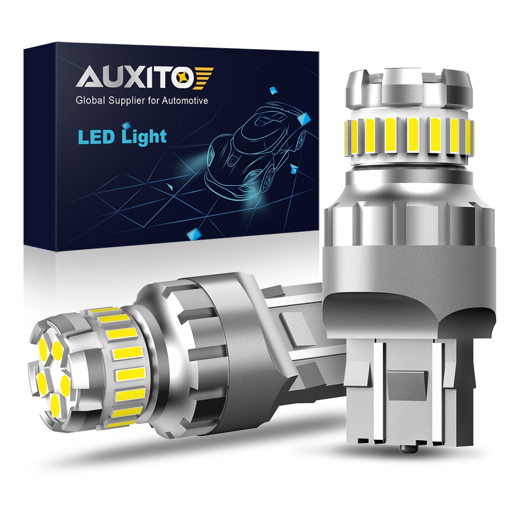 AUXITO 7443 7440 SMD 23-LED Backup Reverse Light Bulbs 6500K Super White Canbus