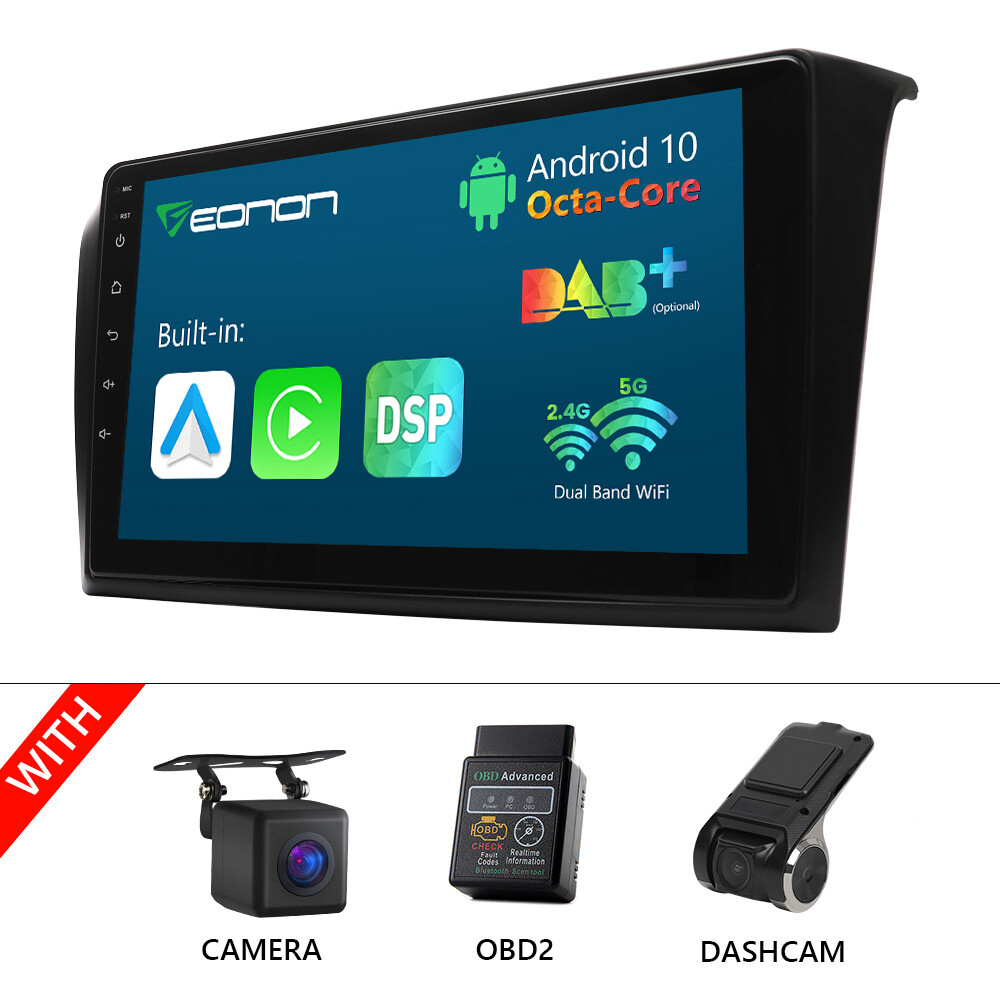 OBD+DVR+CAM+For Mazda 3 2004-2009 Q51SE Android 10 8-Core 9″ Car Stereo GPS Navi