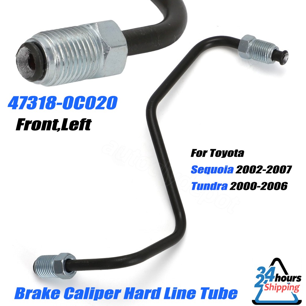 Front Left Brake Line 47318-0C020 For 01-07 Toyota Tundra Sequoia Carbon Steel