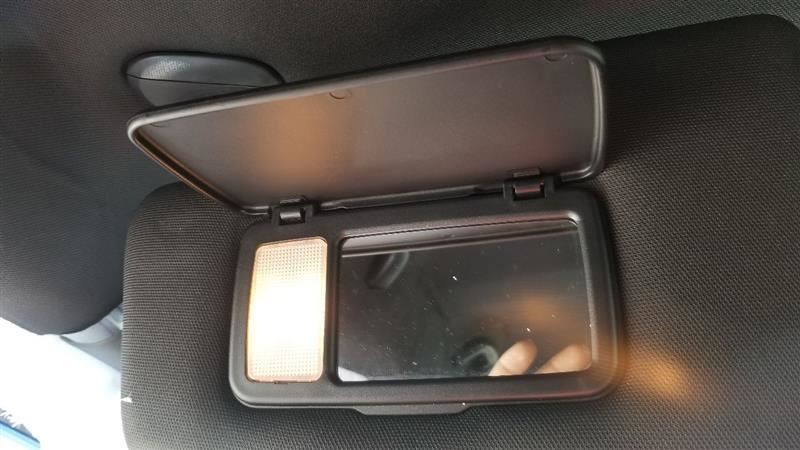 19 SUBARU WRX STI SUN VISOR ILLUMINATED LEFT DRIVER BLACK