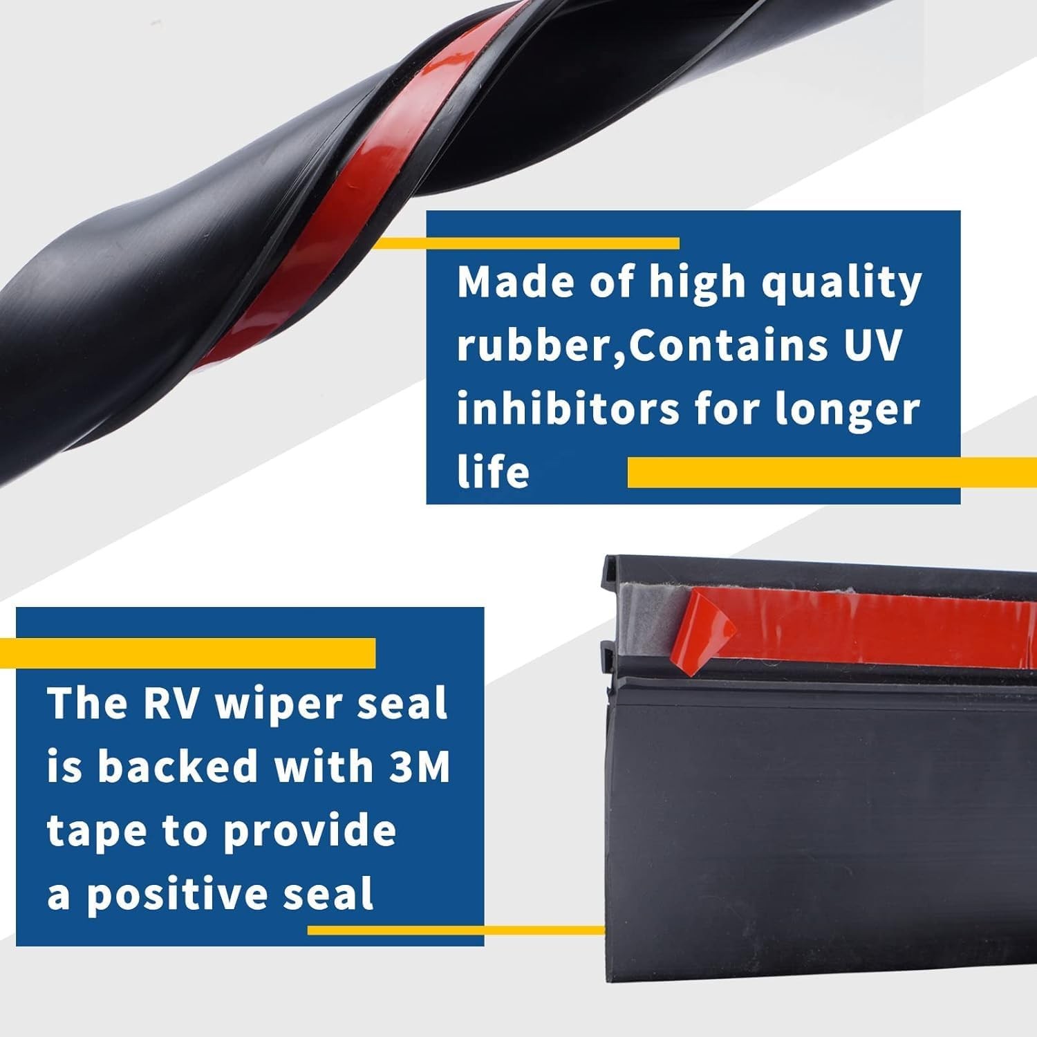 Combo RV Slide Out Seal 018-312-EKD & 018-341 EK for RV Camper Slideout System