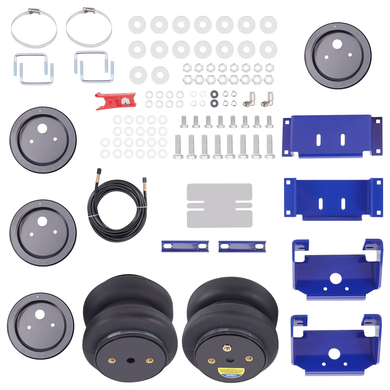 Air Suspension Spring Kit 7500lbs For Ford F-550 Commercial Chassis 1994-2024