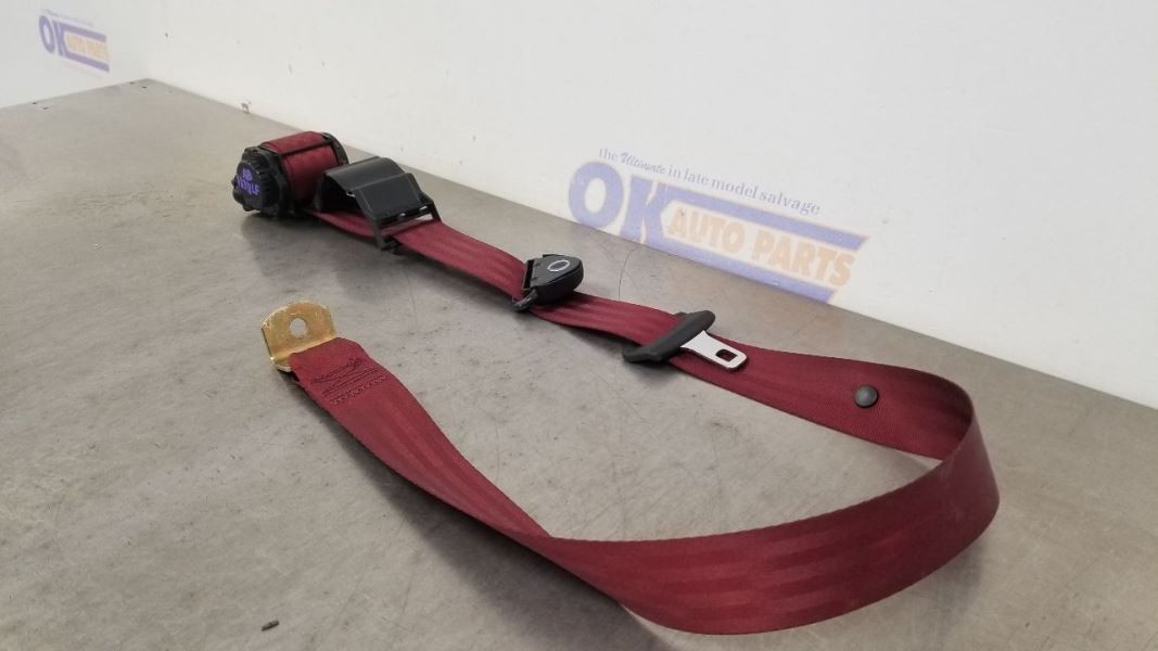 96 FORD F150 EXTENDED CAB SEAT BELT RETRACTOR FRONT LEFT DRIVER RED