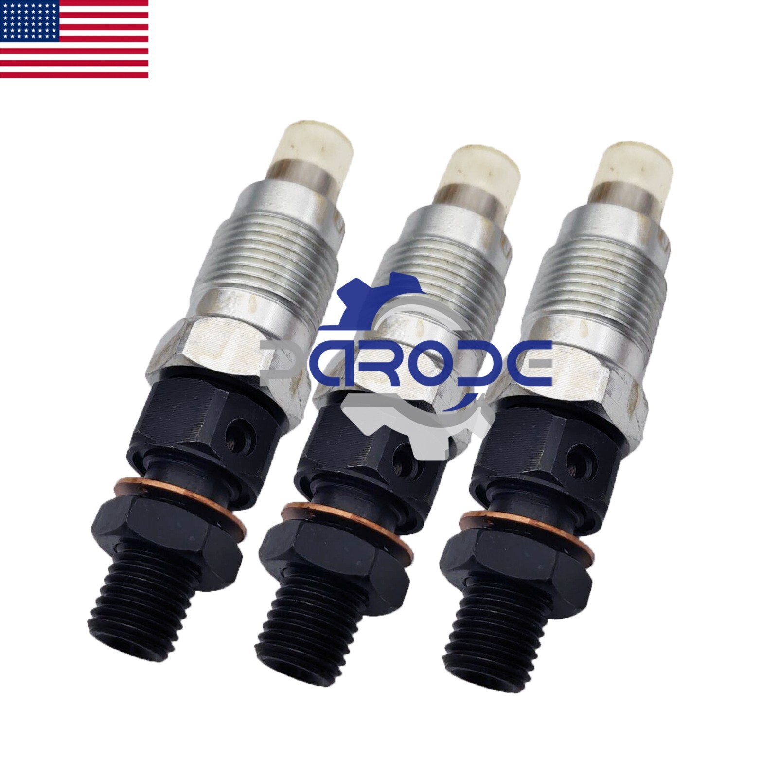 3 pcs Fuel Injector for Kubota D722 BX1860 BX1870 BX1880 BX2360 BX2370 BX2380