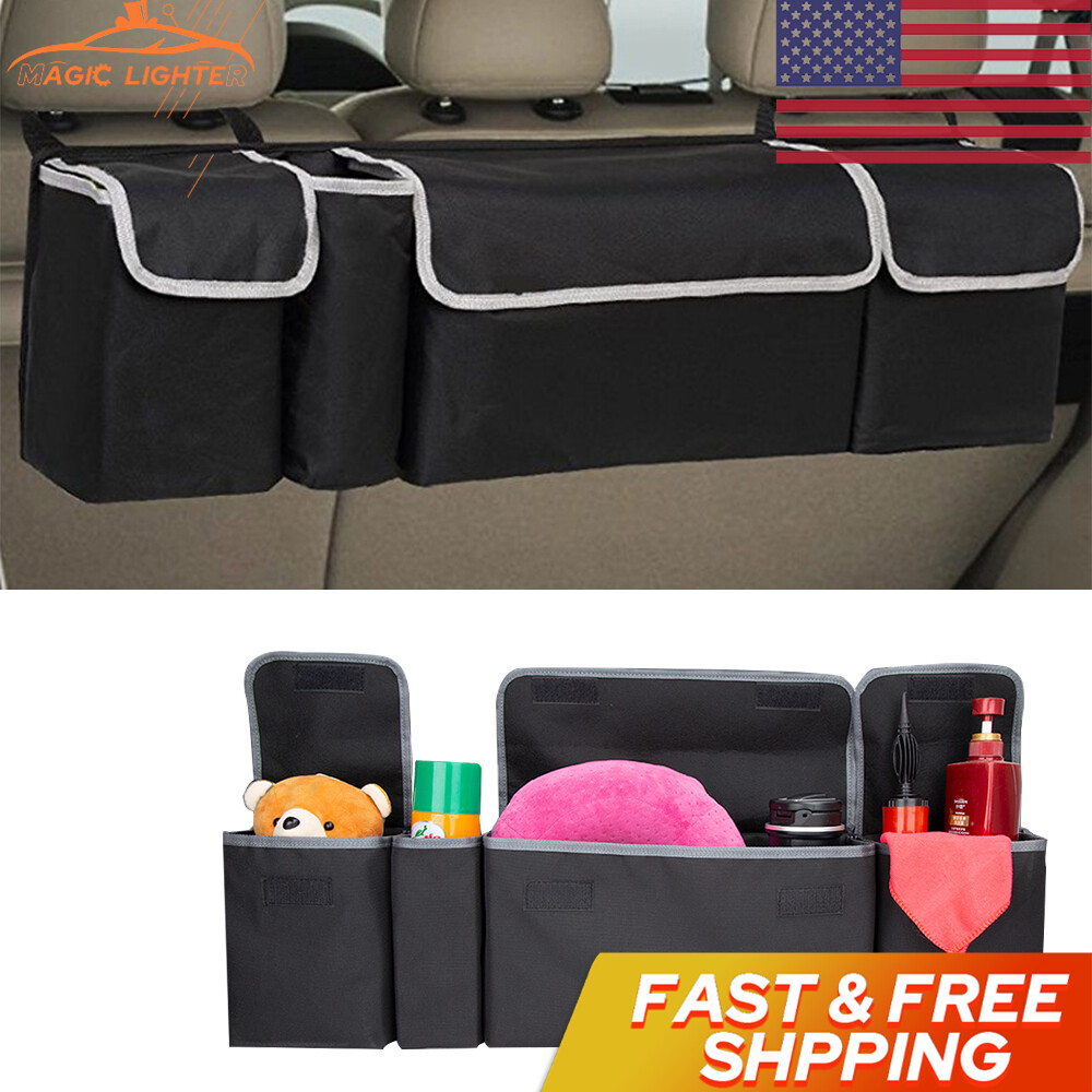 600D Large Car Trunk Organizer Oxford Accessories Interior Storage Back Seat Bag