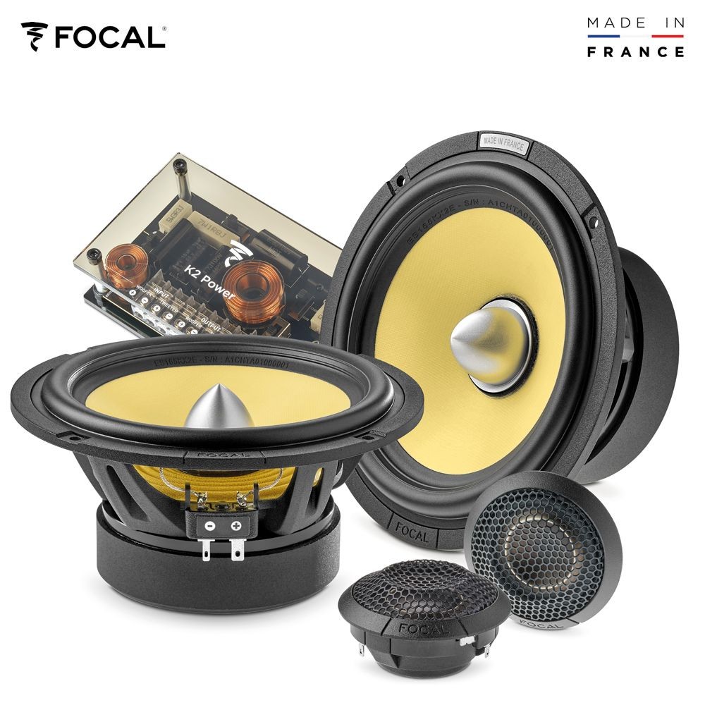 FOCAL ES165KX2E 16.5cm (6.5″) 2-Way Component Speaker Set K2 POWER EVO