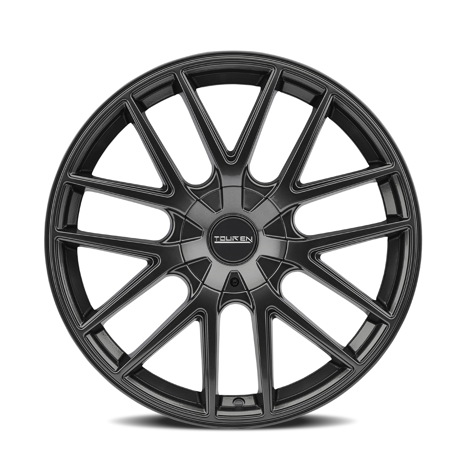 (Set-4) Touren TR60 19×8.5 5×108/5×114.3 40mm Matte Gunmetal Wheels Rims 19 Inch