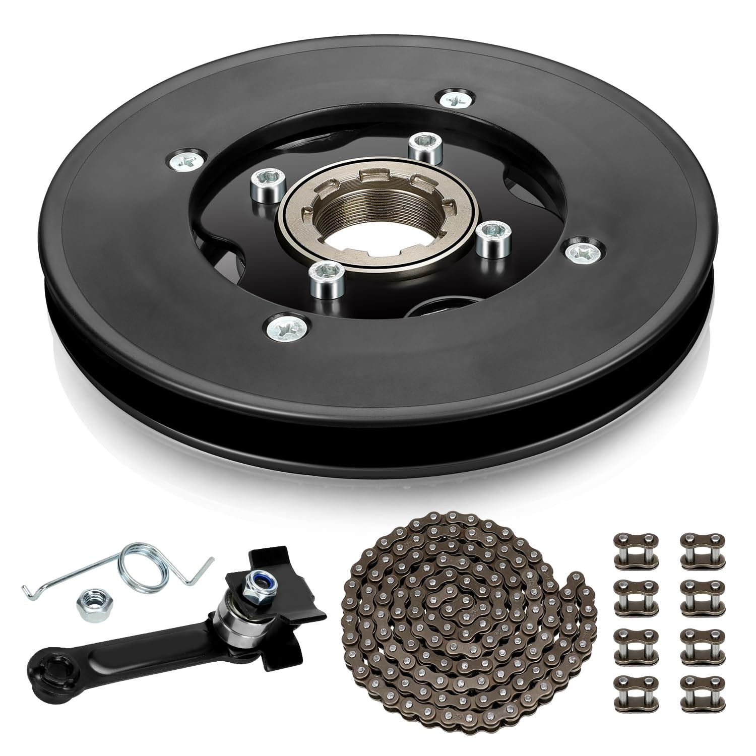 HIAORS Rear Sprocket Freewheel Chain Plate Guide Assembly Replacement Part