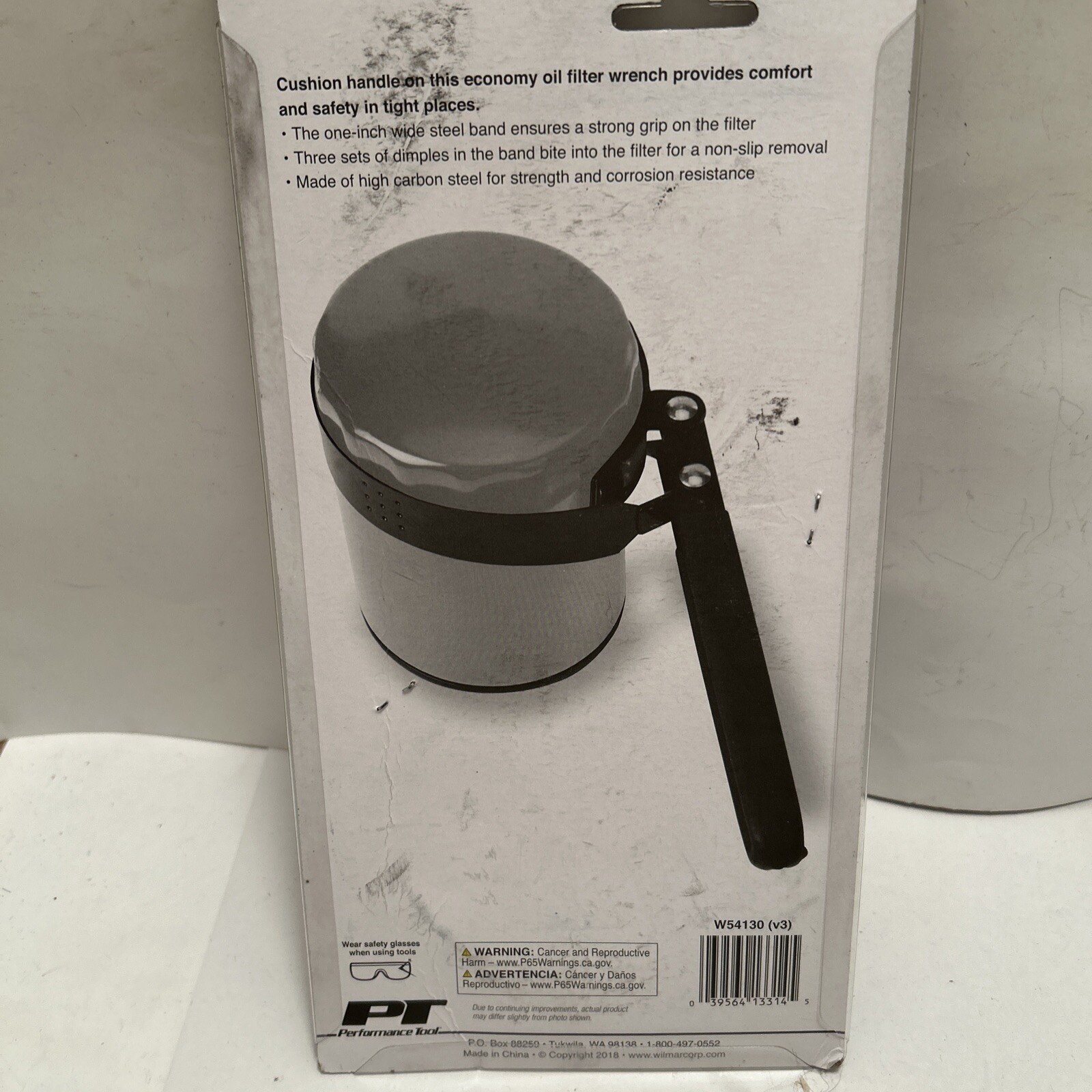 Performance Tool W54130 Oil Filter Wrench 2-3/4”-3-1/4”. New Free Shipping!