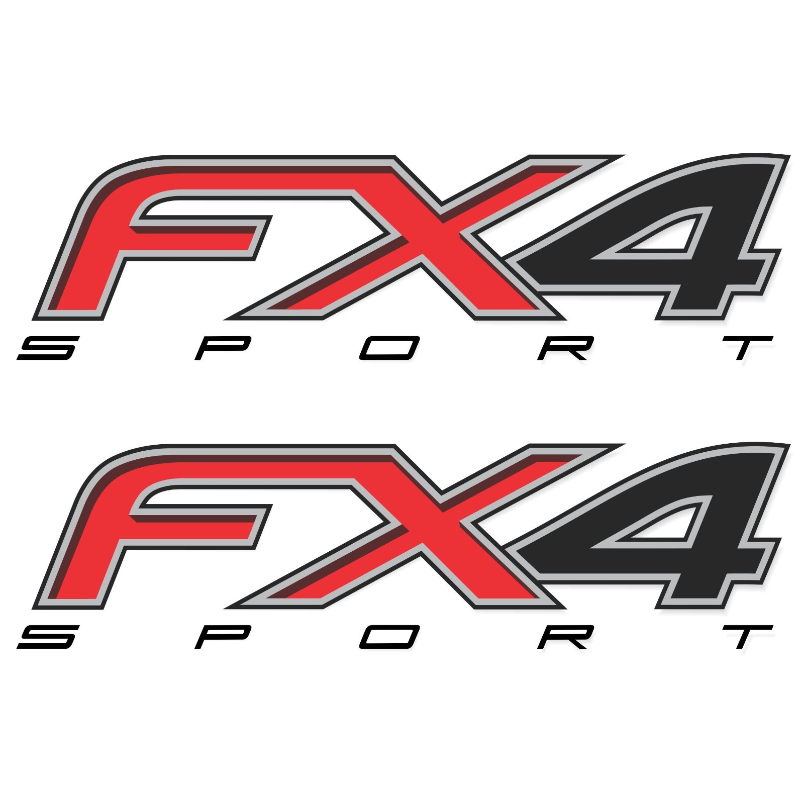FX4 Sport Decal, Truck Stickers for Ford F150 F250 F350 Super Duty | Set of 2