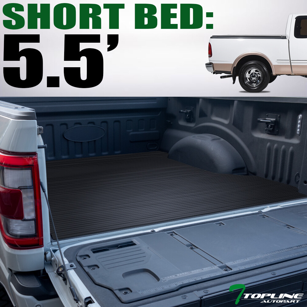 TLAPS For 2001-2003 Ford F150 5.5′ Short Cab Rubber Truck Bed Trunk Mat Liner V2