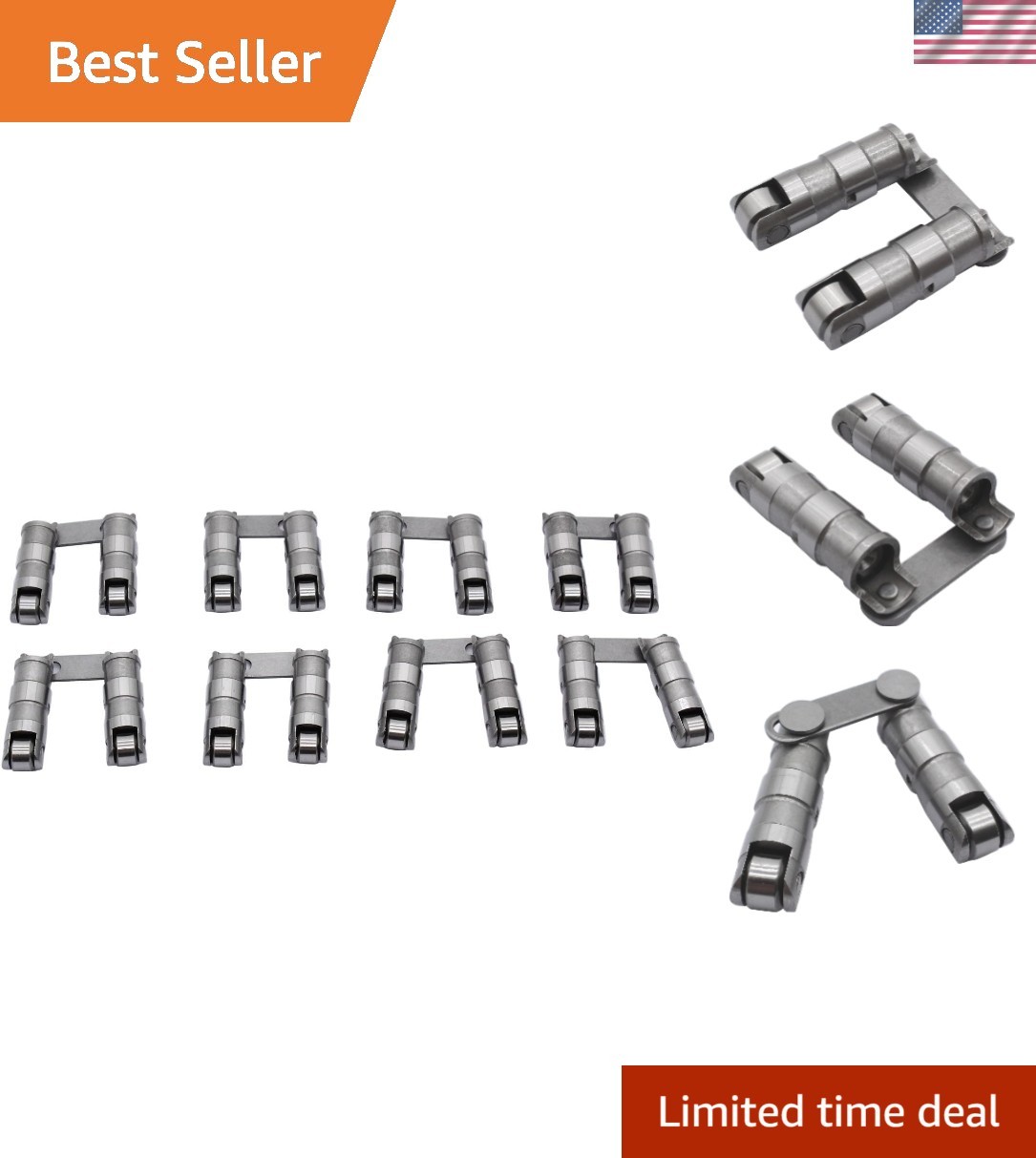 Chevy SBC 350 Hydraulic Roller Lifters with Vertical Link Bar – Durable Design
