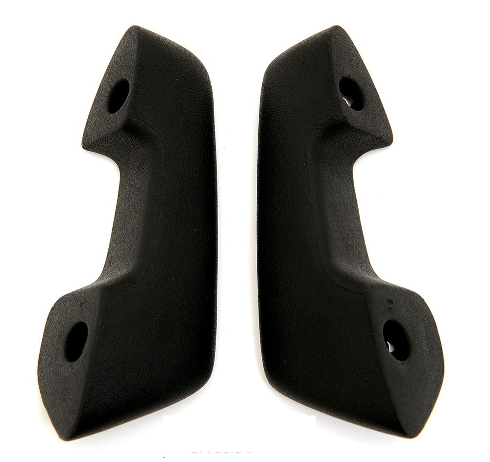 NEW! 1957-1967 Black Arm Rest Pads Falcon, Pick Up Truck, Bronco Pair both Sides