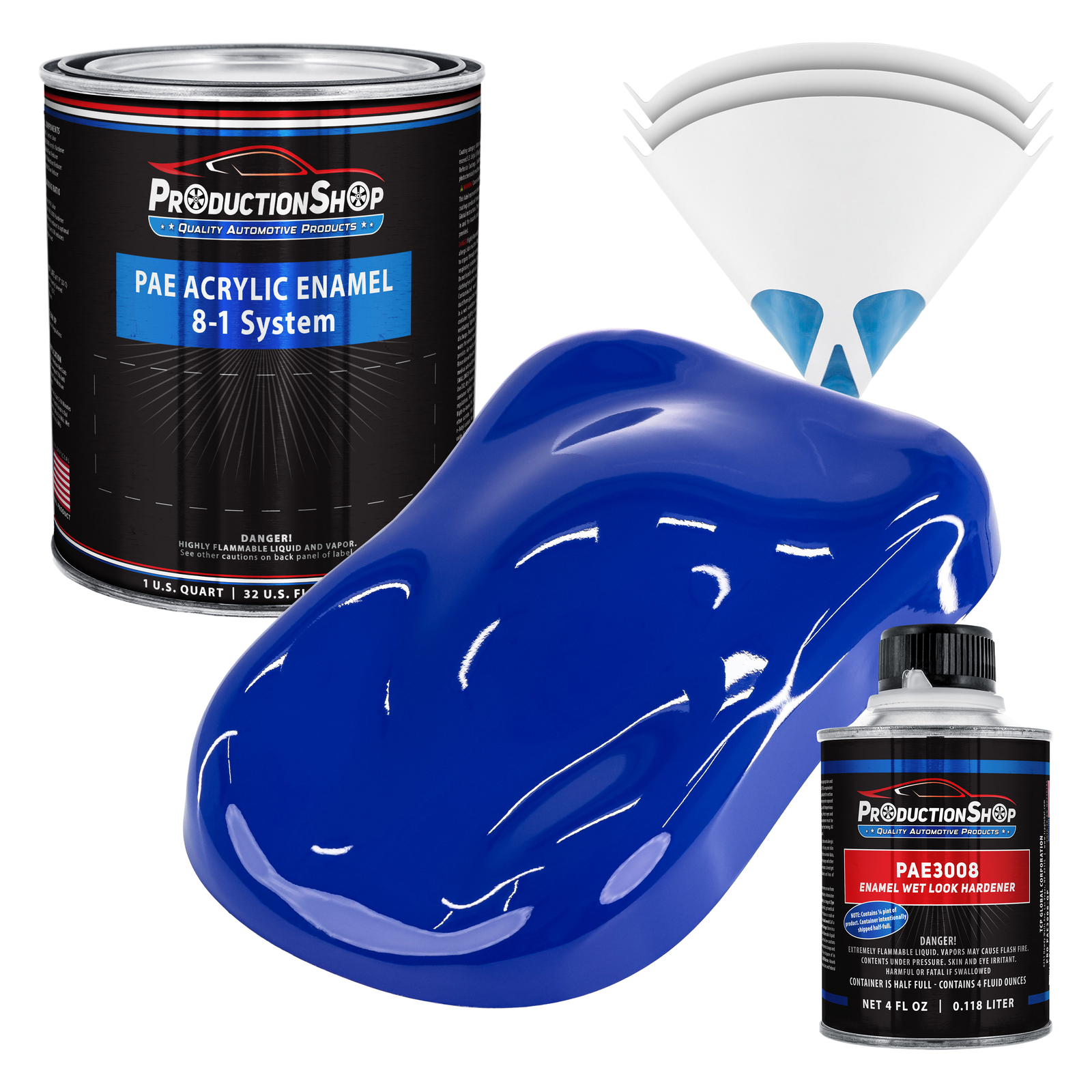 ProductionShop Royal Blue Acrylic Enamel Quart Kit, Auto Paint