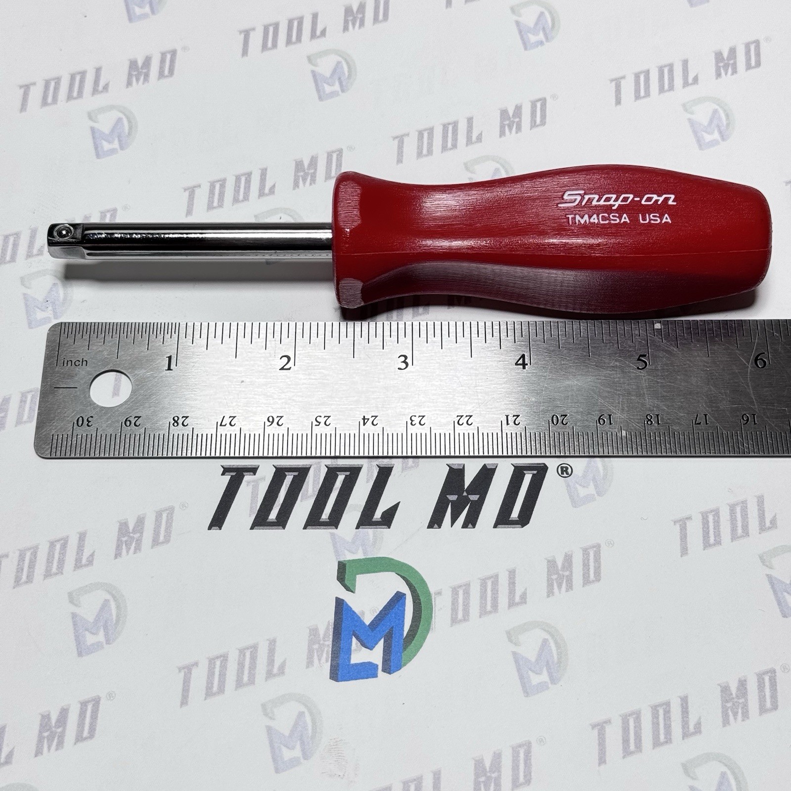 Snap-on Tools USA NEW RED Hard Handle 1/4″ Standard Shank Driver TM4CSA