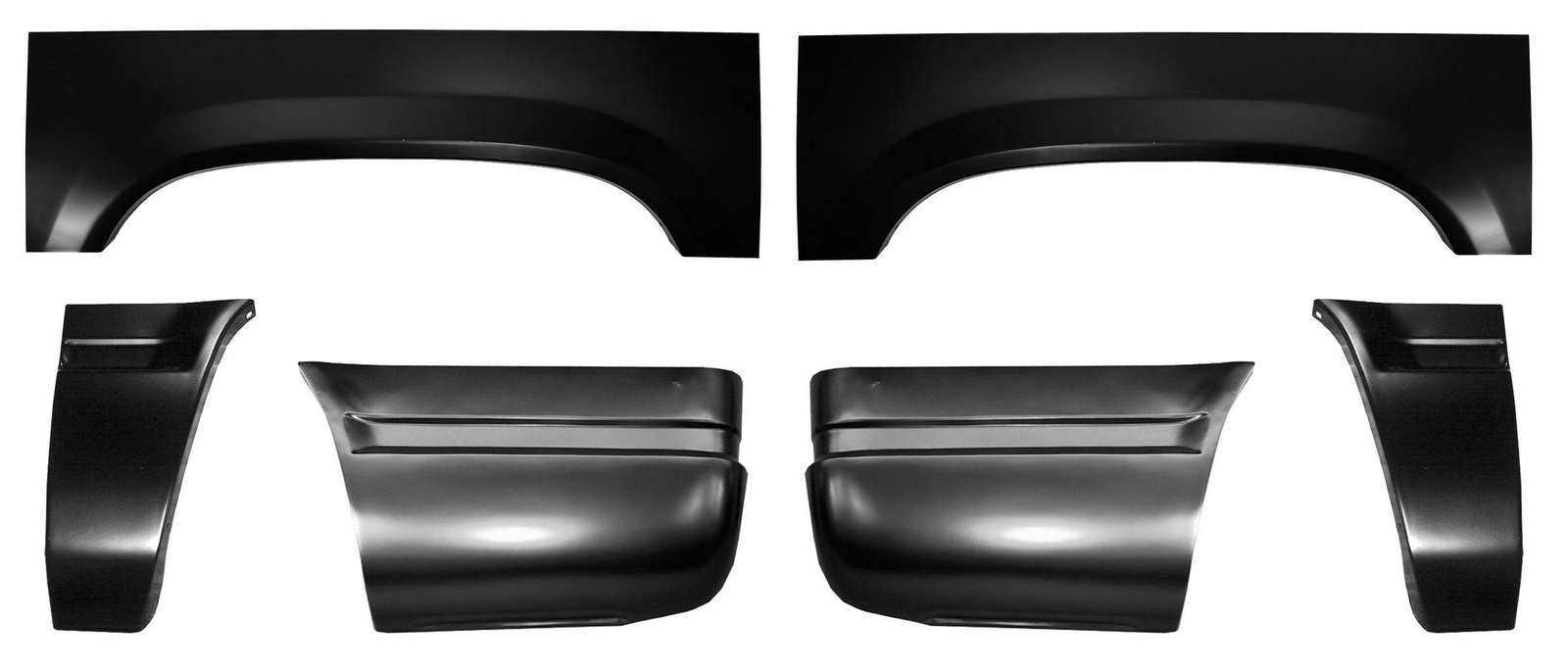Wheel Arch & Front & Rear Quarter Panel Lower Kit for 92-99 Chevy & GMC Suburban