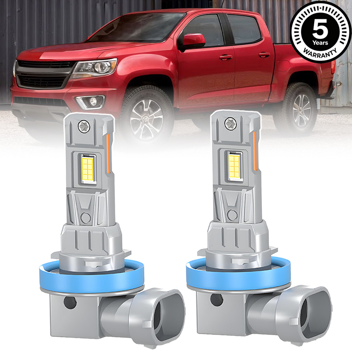 2× LED Headlight Bulbs 6000K 12000lm White Low Beam For Chevrolet Colorado 15-20