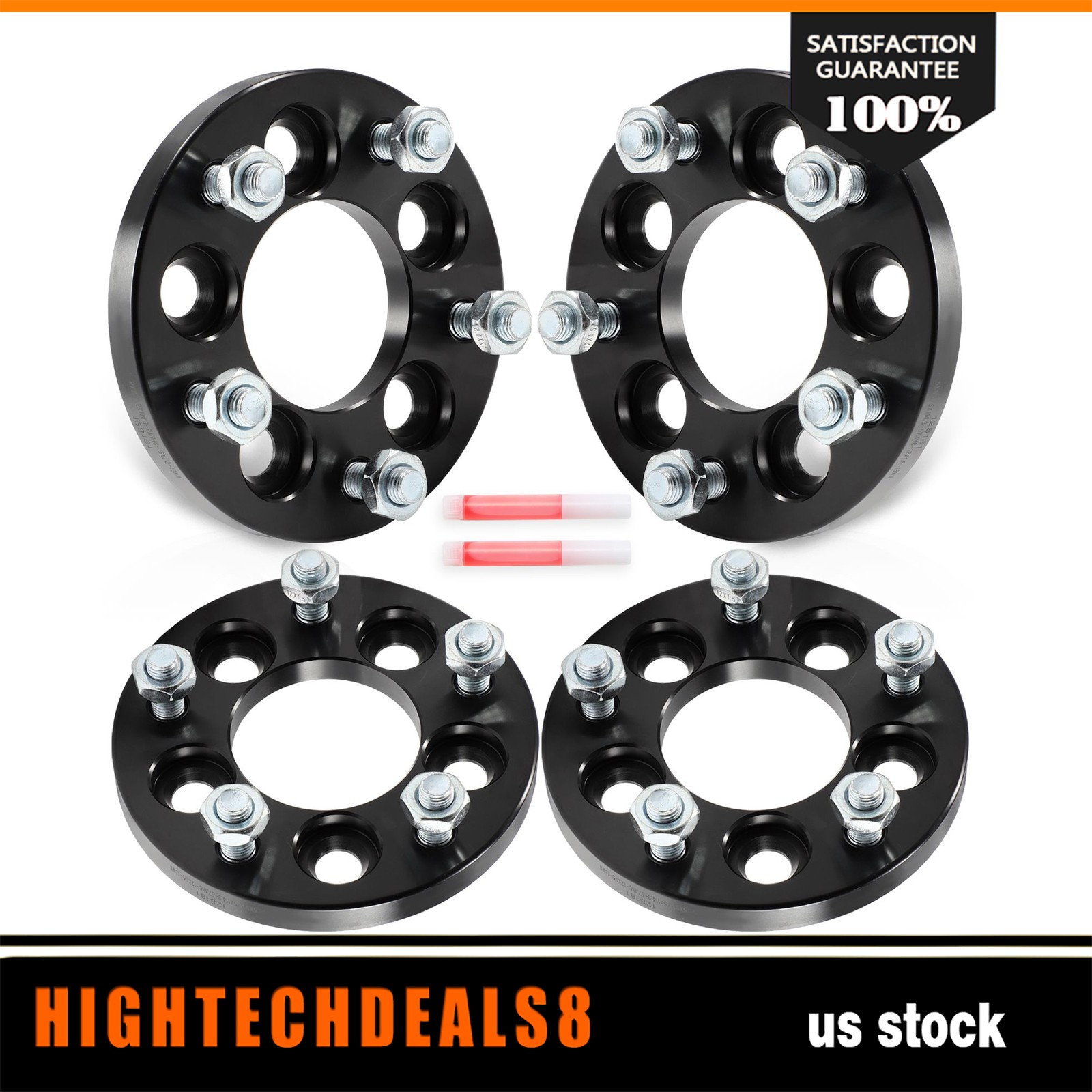 (4) 15mm Wheel Adapters 5×100 to 5×4.5 12×1.5 For Toyota 5×100 to 5×114.3 Wheels