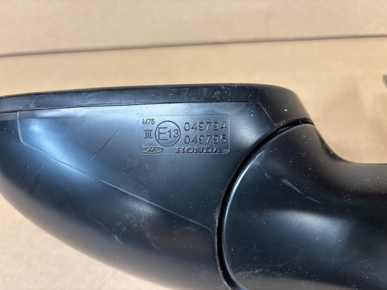 OEM FACTORY HONDA ACCORD 18-22 MIRROR LH DRIVER SIDE 5 PIN CRYSTAL BLACK PEARL