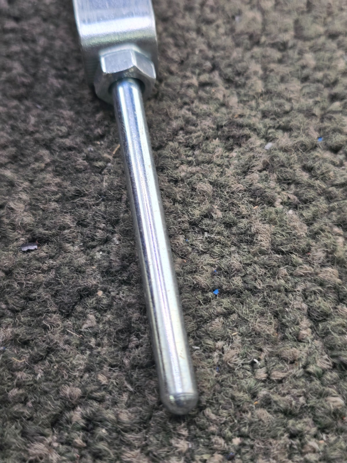 Threaded Clevis Rod Yoke Joint End Assembly Zinc-Plated Steel 5″ x .39″ x .27″