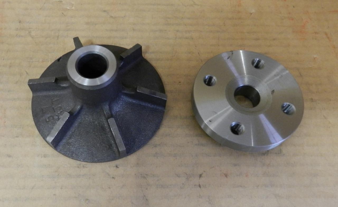 1958-64 AMC cars 196 3.2L Cast iron block water pump rebuild kit 3166887 6-1/8″