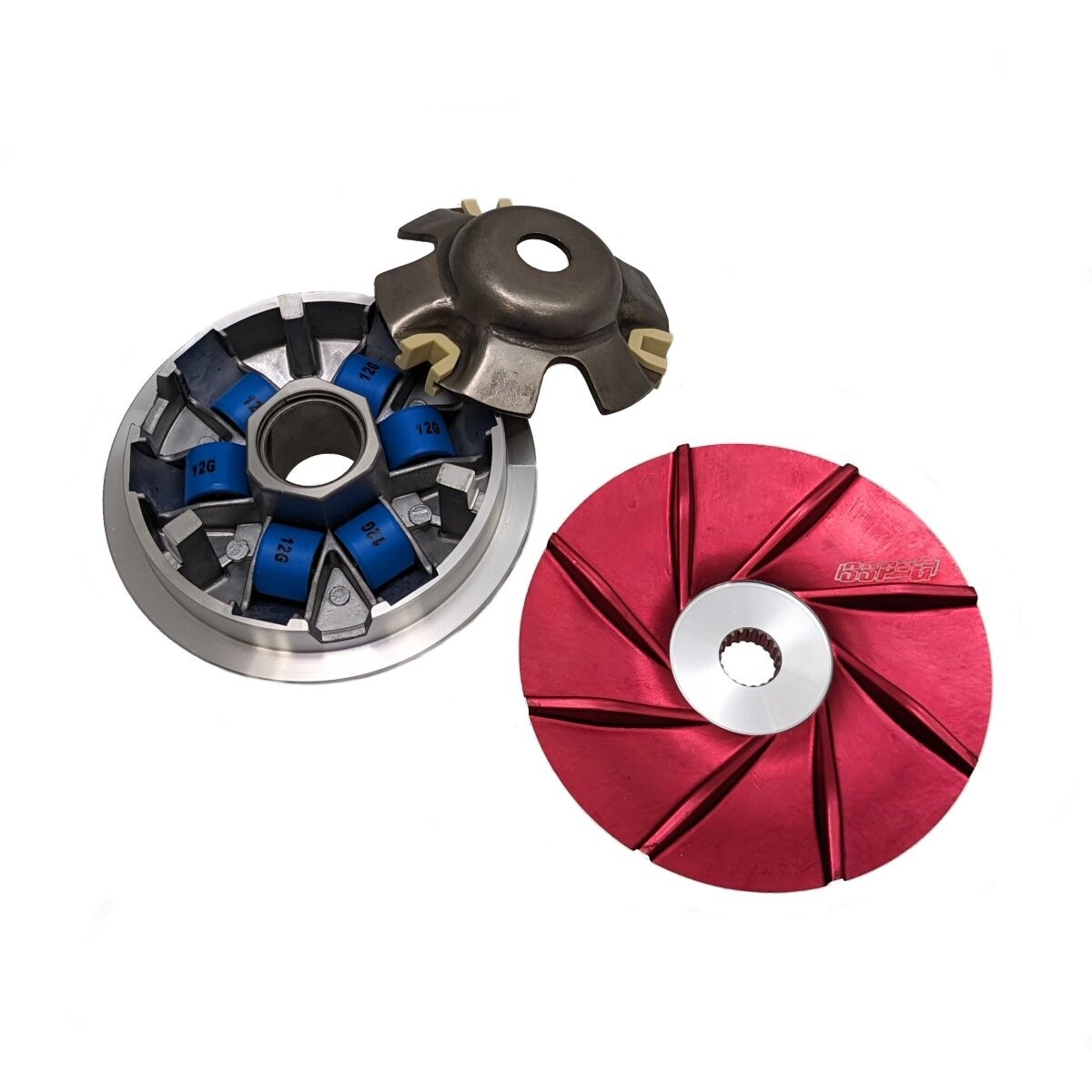 SSP-G GY6 150cc – 232cc PERFORMANCE VARIATOR KIT – *18×14 12gm WEIGHTS*