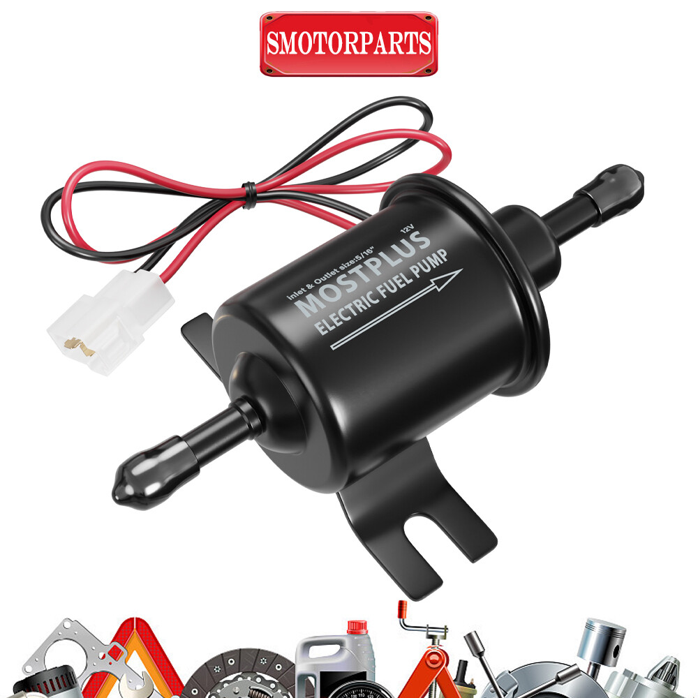 Universal 12V Electric Fuel Pump Low Pressure For gasoline / Diesel Engine 1.0A