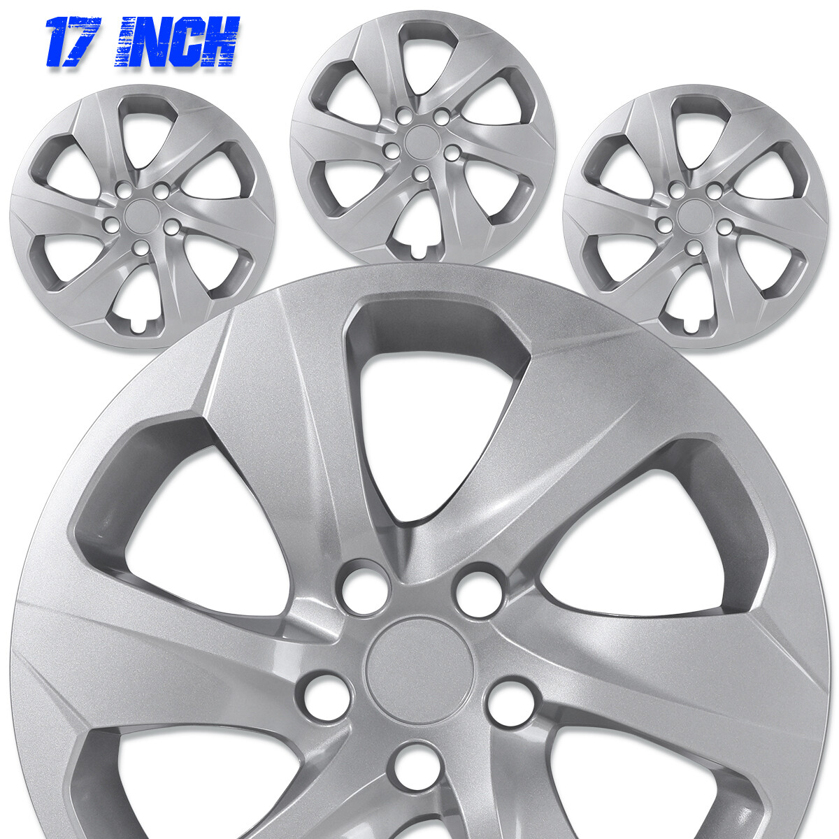 17 inch Steel Wheel Hubcaps Set of 4 Snap-On For R15 2019-2025 TOYOTA RAV4