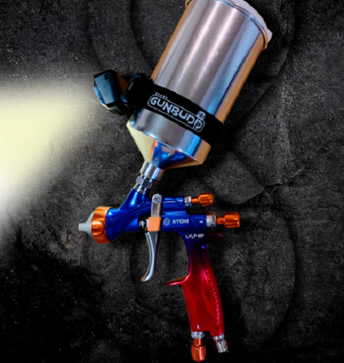 GunBudd® Spray Gun Light – LED/COB Auto Paint Tool Fits Most Spray Guns