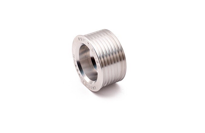 Dirty Dingo LS 6061-T6 CNC Billet Aluminum 8 Rib Alternator Pulley