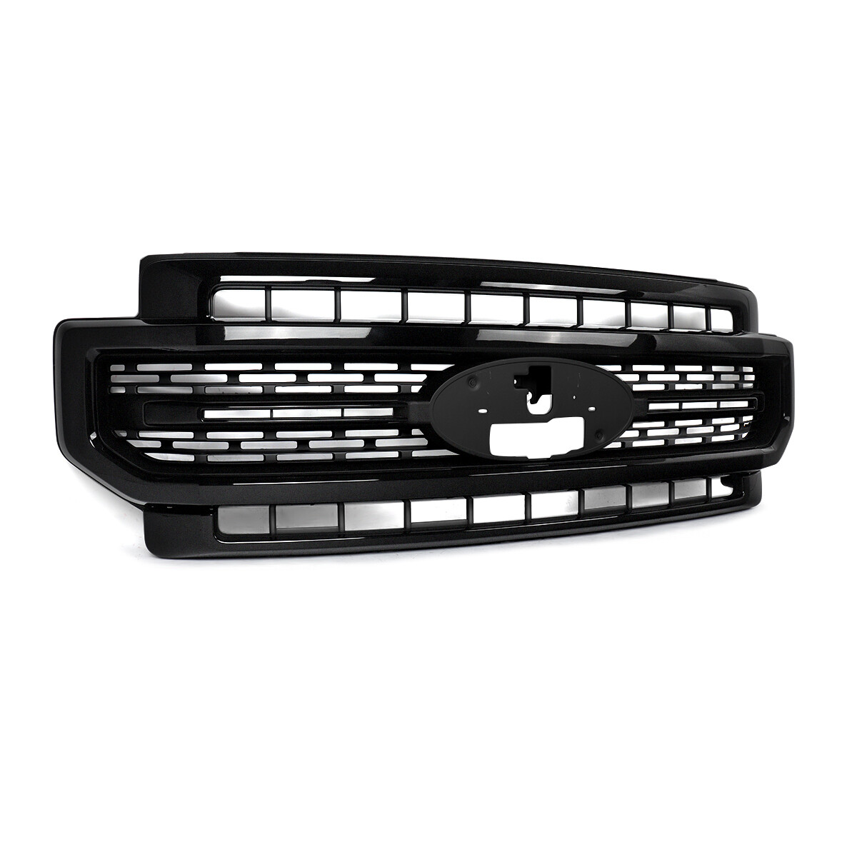 Agate Black Front Grille Assembly For 2020-2022 Ford F250 F350 Lariat Super Duty