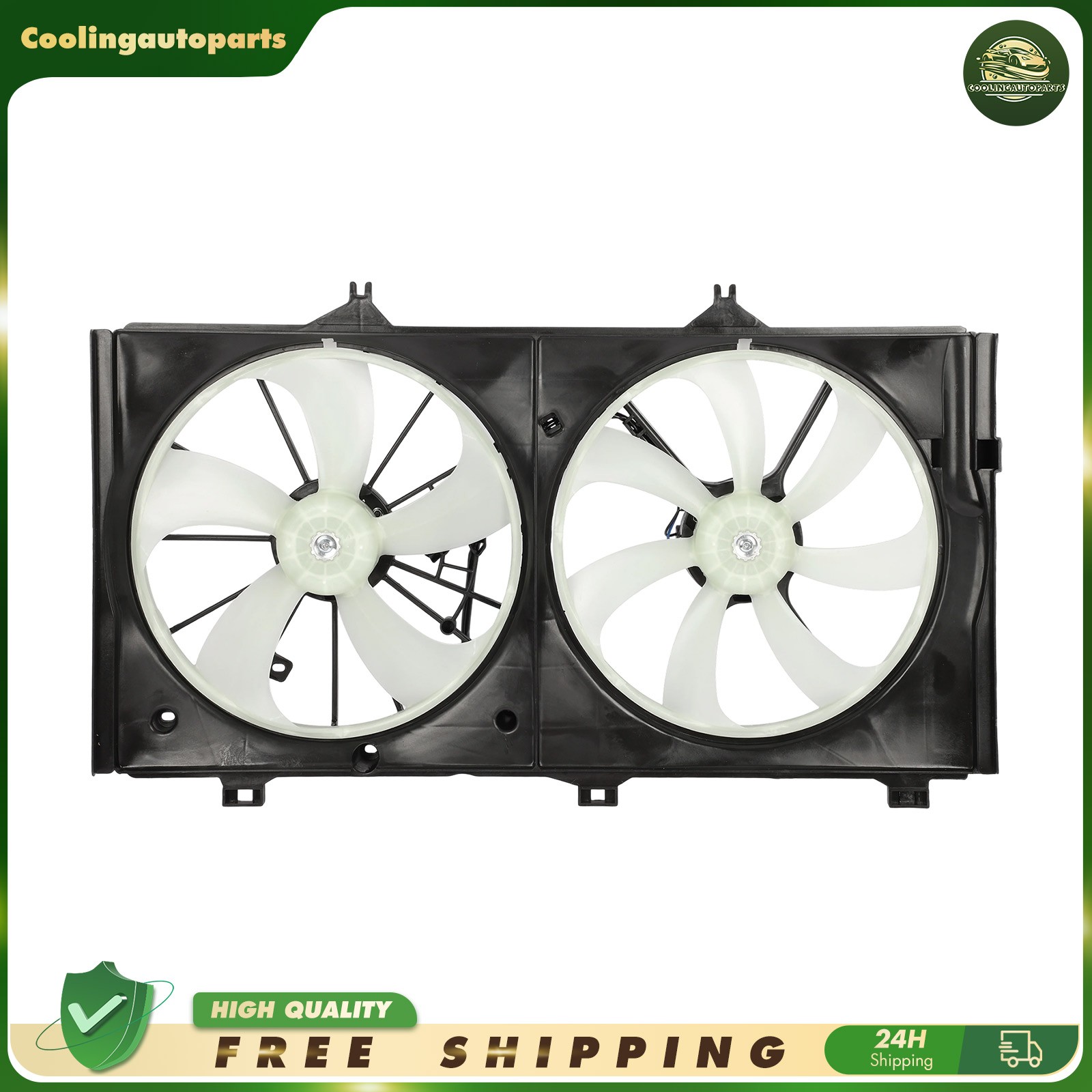 621-238 For 2007-2011 Lexus ES350 Toyota Camry Dual Fan Radiator Condenser Fan