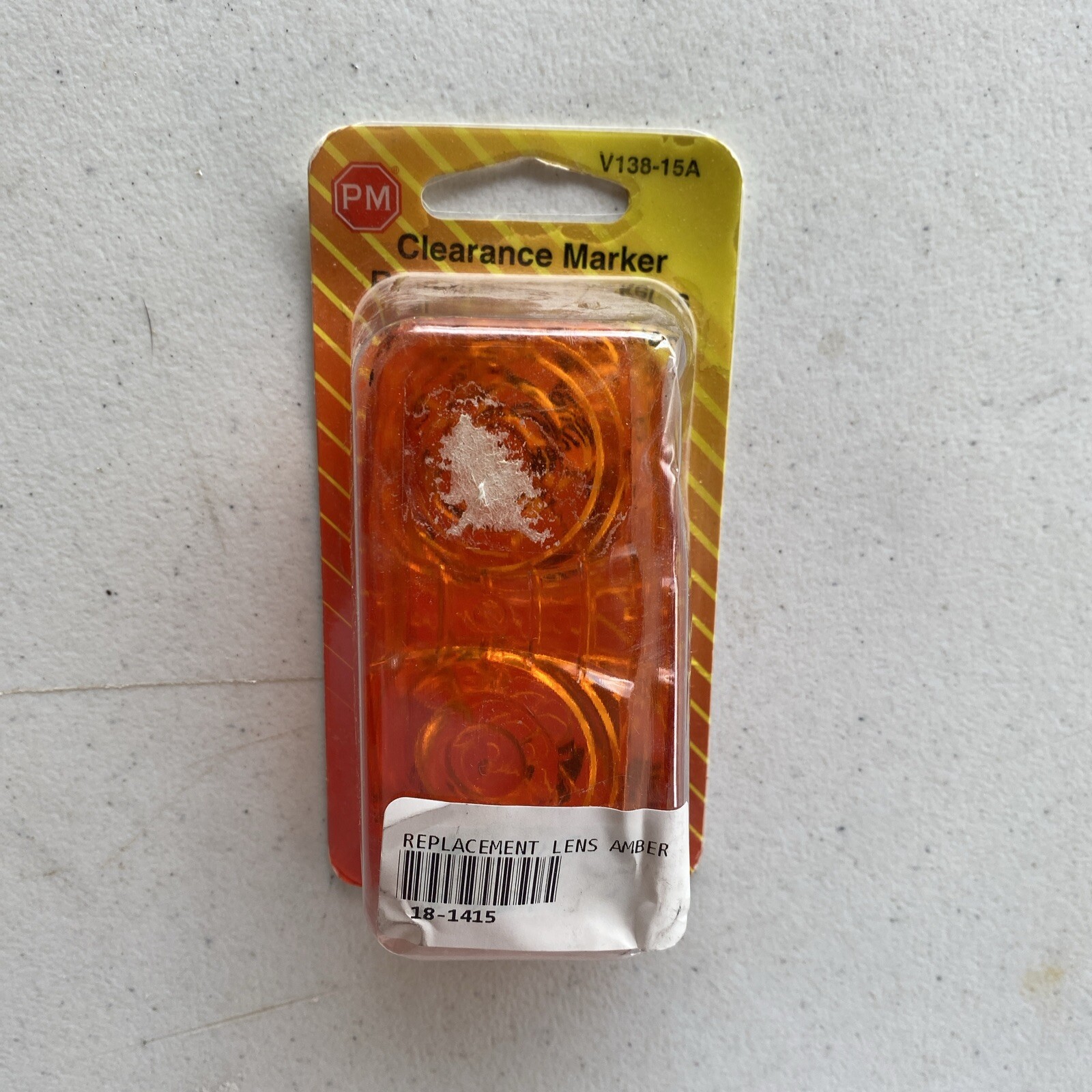 Peterson V138-15A Clearance Marker Amber Side Lens (2 Pack)