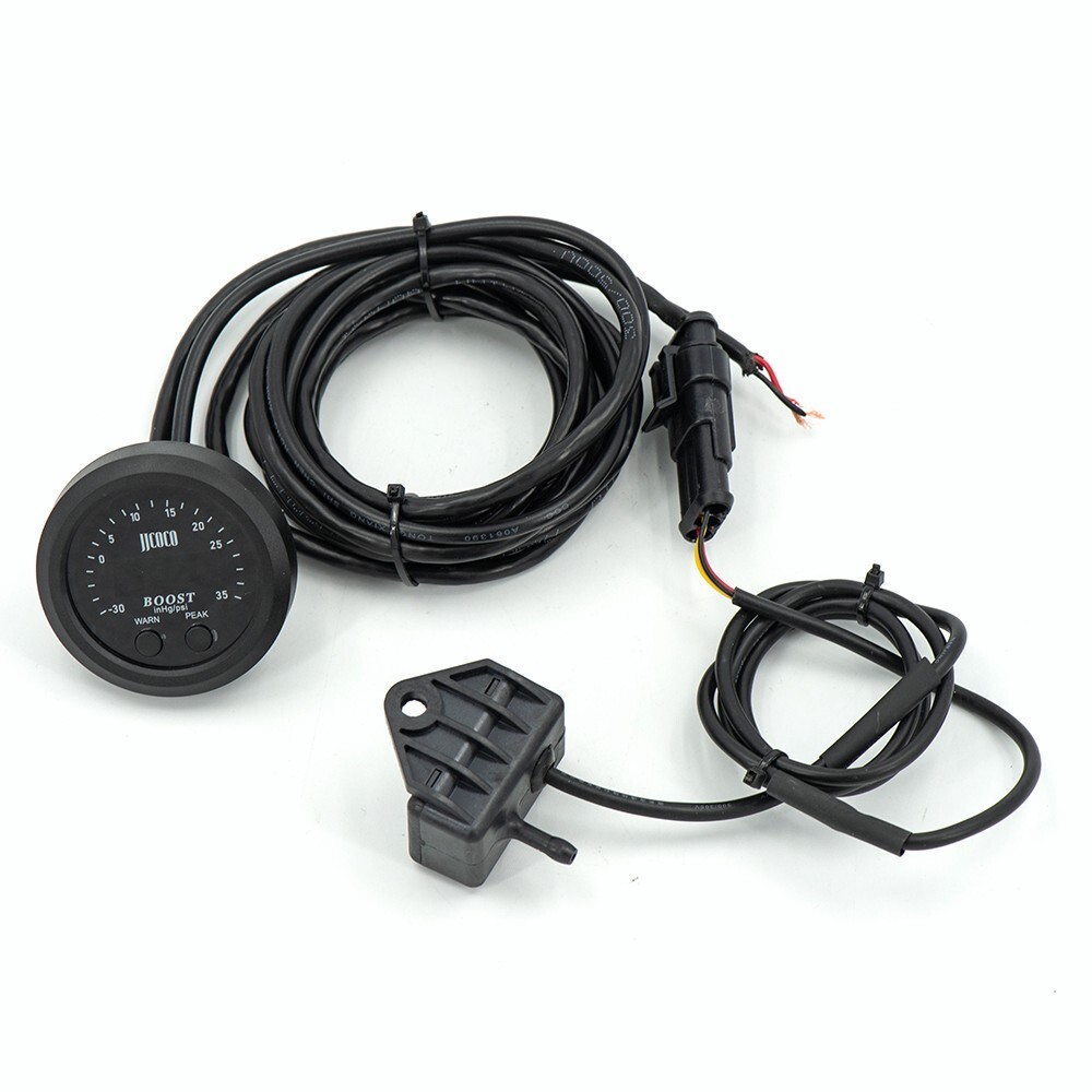 52mm Digital -30in/Hg-35psi Electronic Turbo Boost Gauge Ultra-Thin Vacuum Gauge