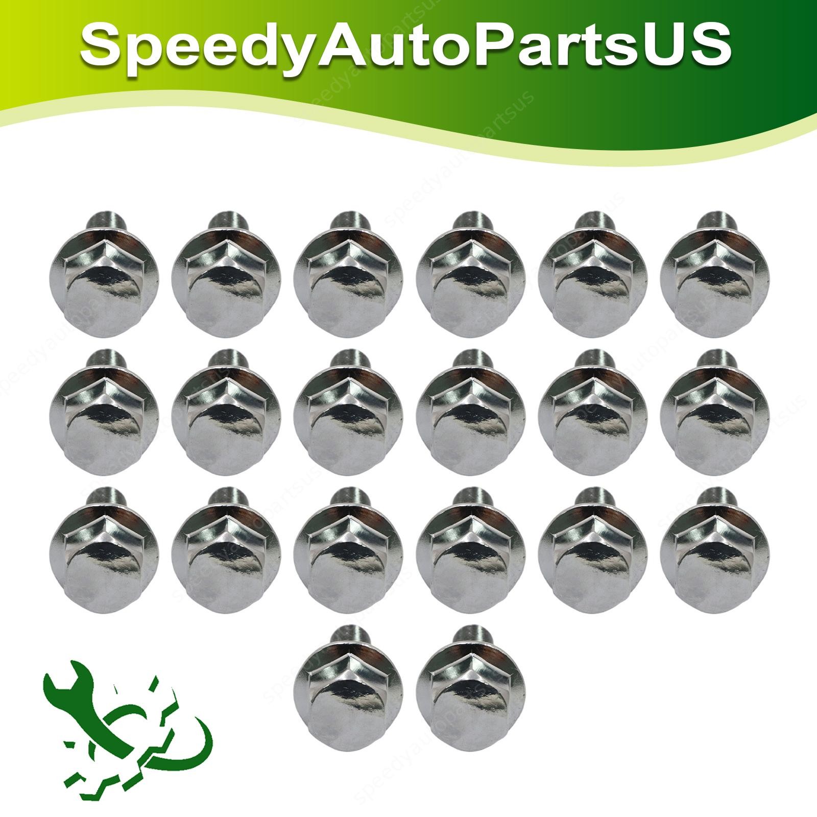 20Pcs M12x1.25 Wheel Lug Bolts For Jeep Compass Renegade Chrysler 200 Dodge Dart