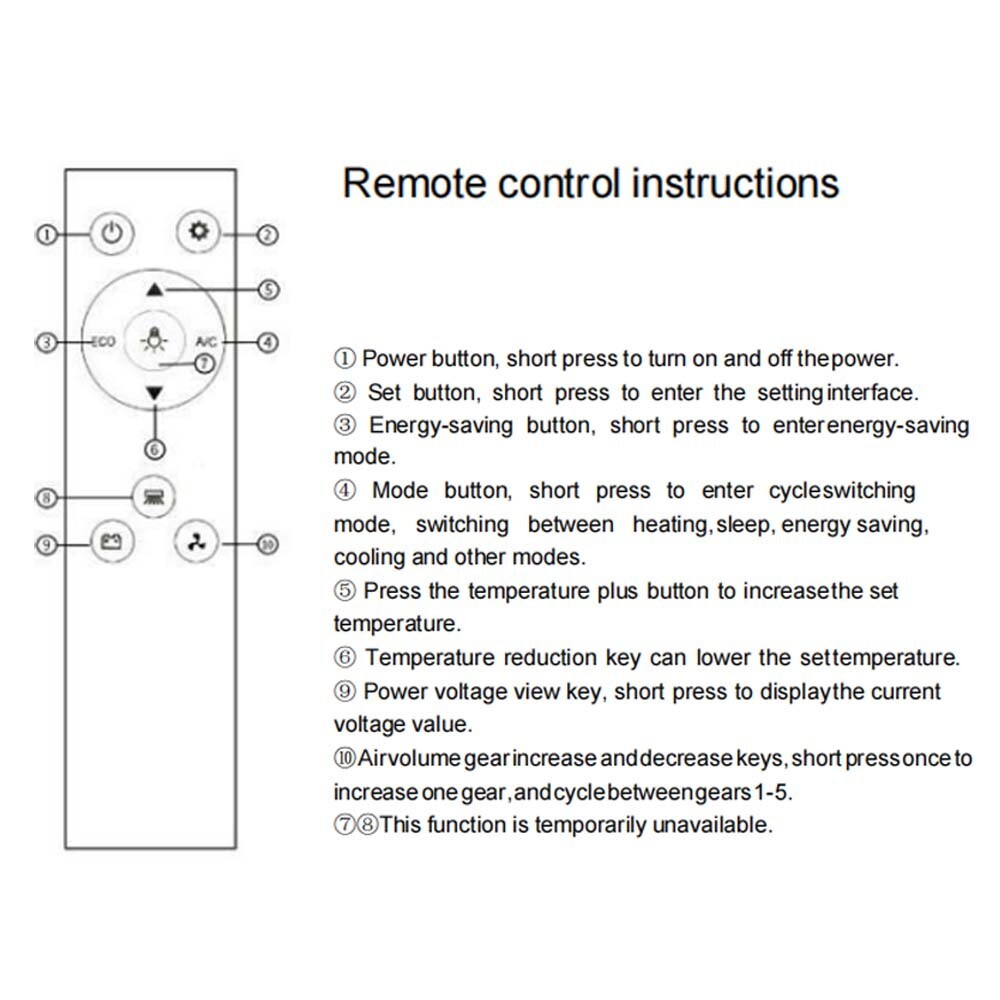 12V Rooftop Air Conditioner 10000BTU Cooling 3500BTU Heating Low Profile AC Unit
