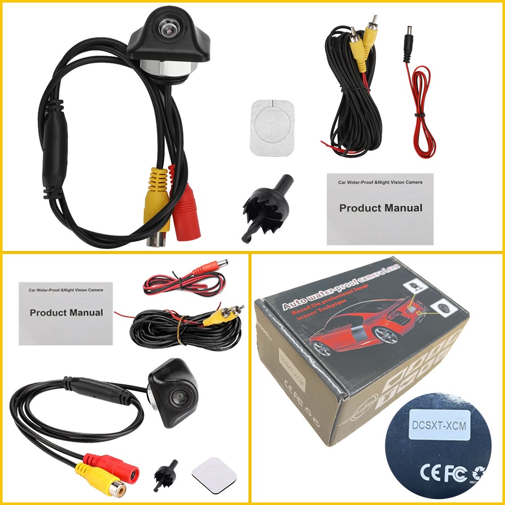 Car View Rear Reverse Camera Parking Backup Cam HD Night Vision Waterproof 170°