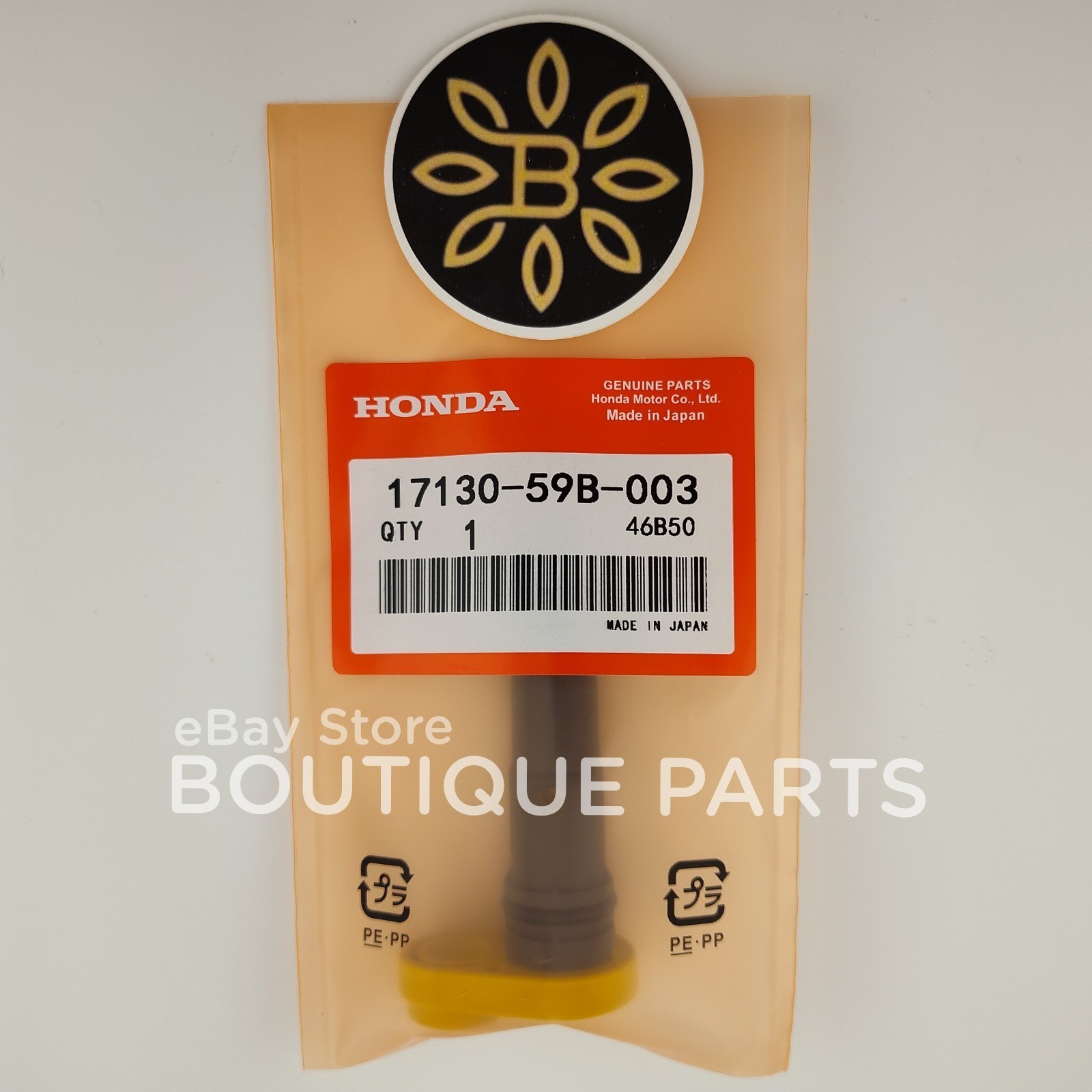 OEM Genuine for Honda PCV Valve w/ Seals JAPAN MADE 17130-59B-003 Positive Vent