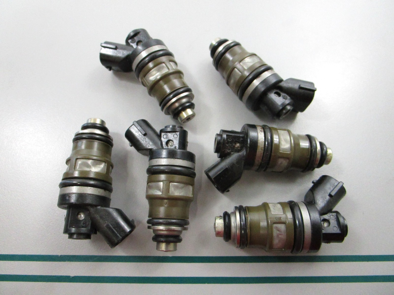 6 MONTH WARRANTY 15710-94900 Suzuki Fuel Injector Set (LOT OF 6) 0720