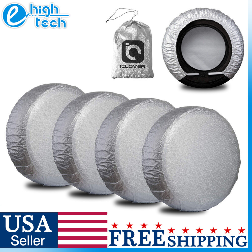 25- 27″ Waterproof Wheel Tire Covers Sun Protector for Truck Car RV Trailer SUV