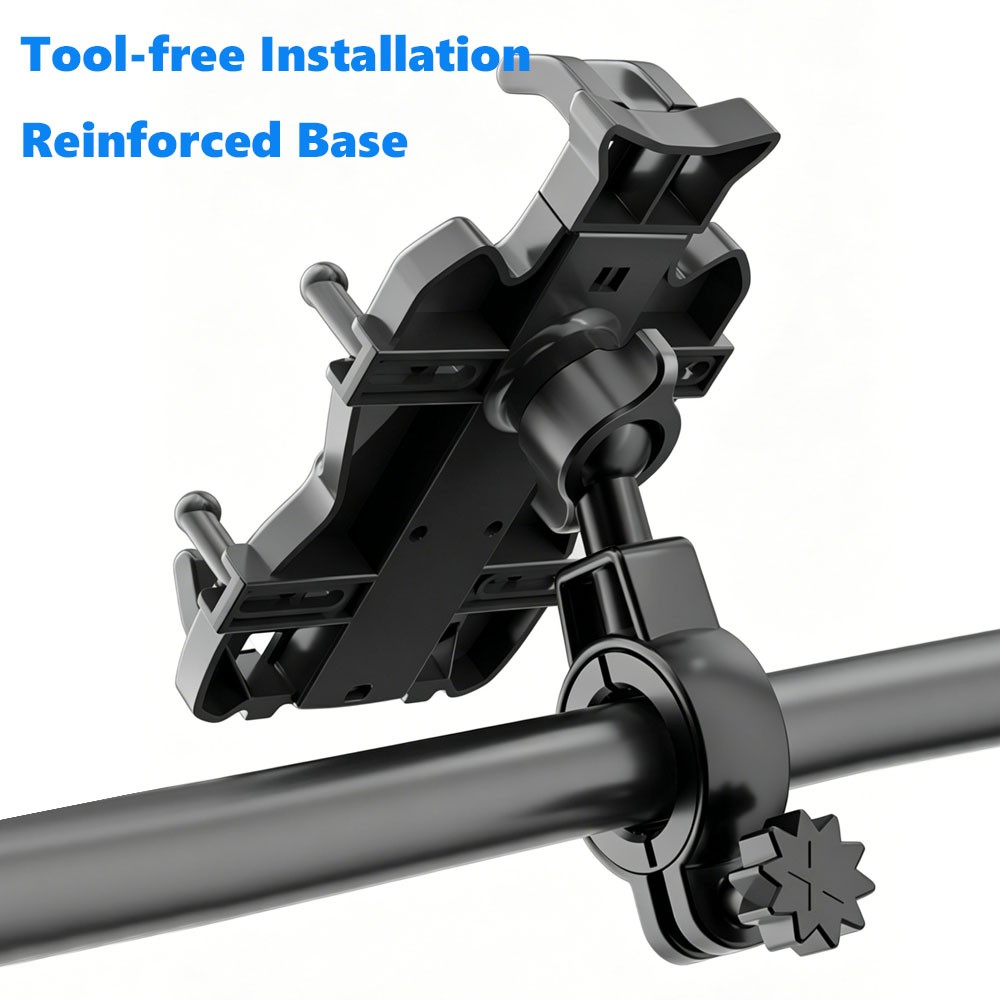 Universal Shockproof Phone Holder Mount 360 Rotation for Bike Motorcycle Scooter