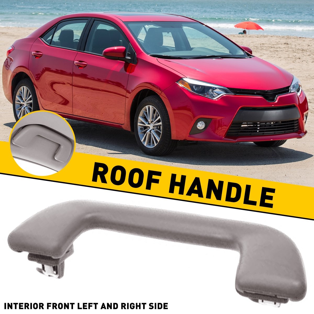 Front Roof Inner Ceiling Pull Handle For Toyota Corolla Yaris Vios Rav4 2005-17
