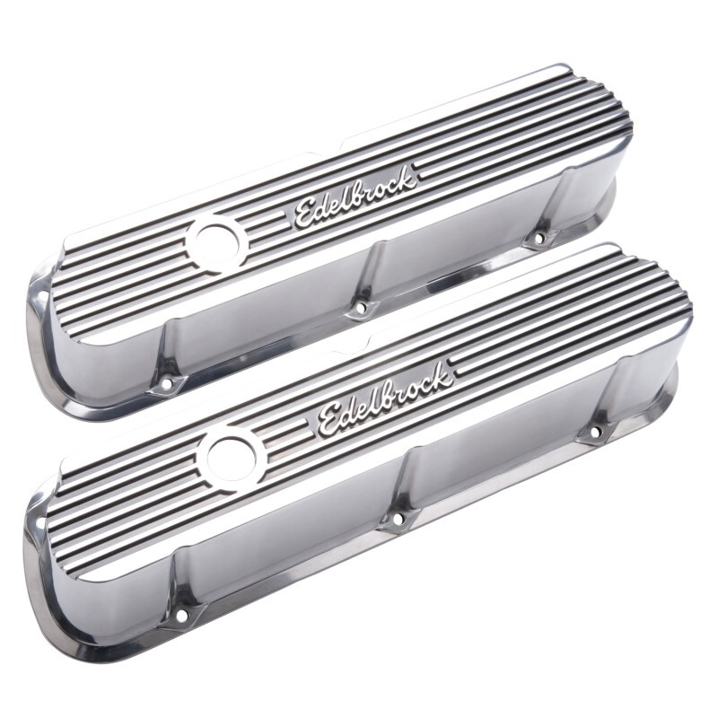 Edelbrock Valve Cover Elite II Series for Ford 289-302-351W CI V8 Tall Polished