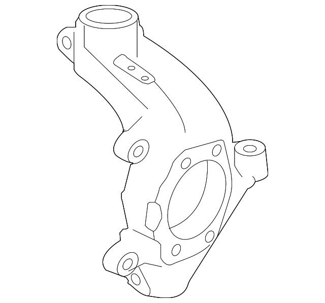 Genuine Nissan Knuckle Spindle-Right-hand 40014-6RA0B