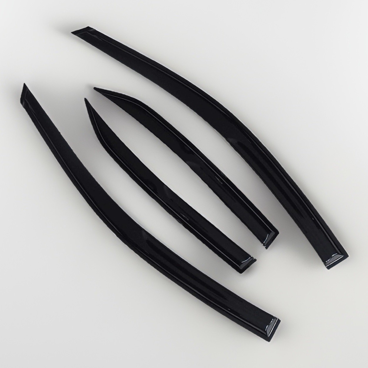 WFLNHB 4PC Smoke Window Visor Rain Guard Deflector for 2009-2013 Toyota Corolla