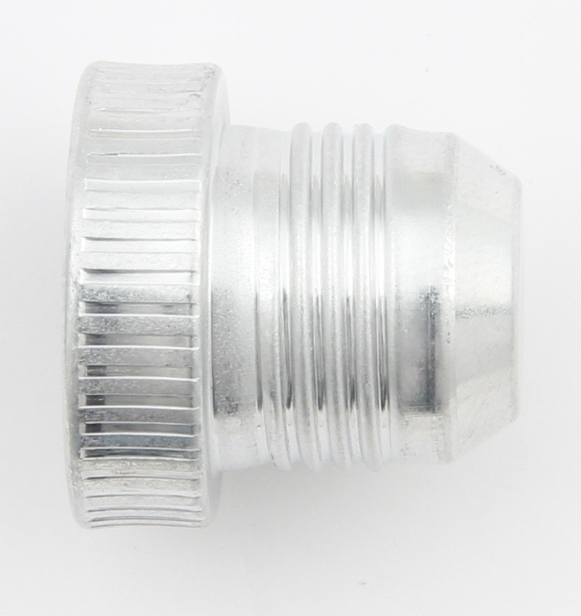 Aeroquip Fitting – Plug – 8 AN – Knurled Head – Aluminum – Natural – Set of 20