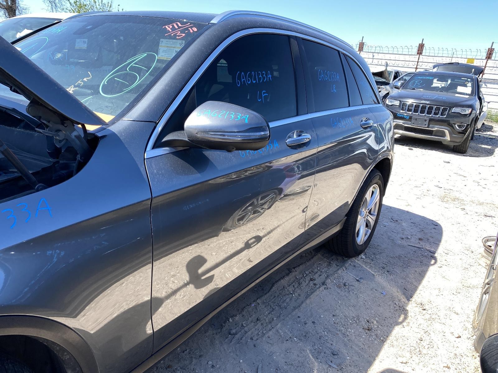 Used Left Sun Visor fits: 2018 Mercedes-benz Mercedes glc-class 205 Type Sedan L